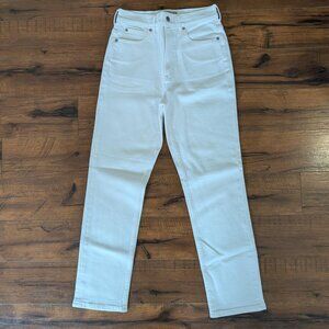 Like-New Everlane The Way-High Slim Organic Cotton Crop Jean in White